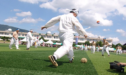 신라 축국경기