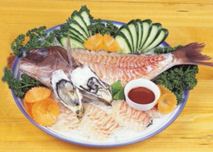 East Sea Saengseon-hoe(Sliced Raw Fish)