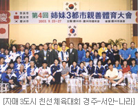 자매3도시 친선체육대회 경주-서안-나라