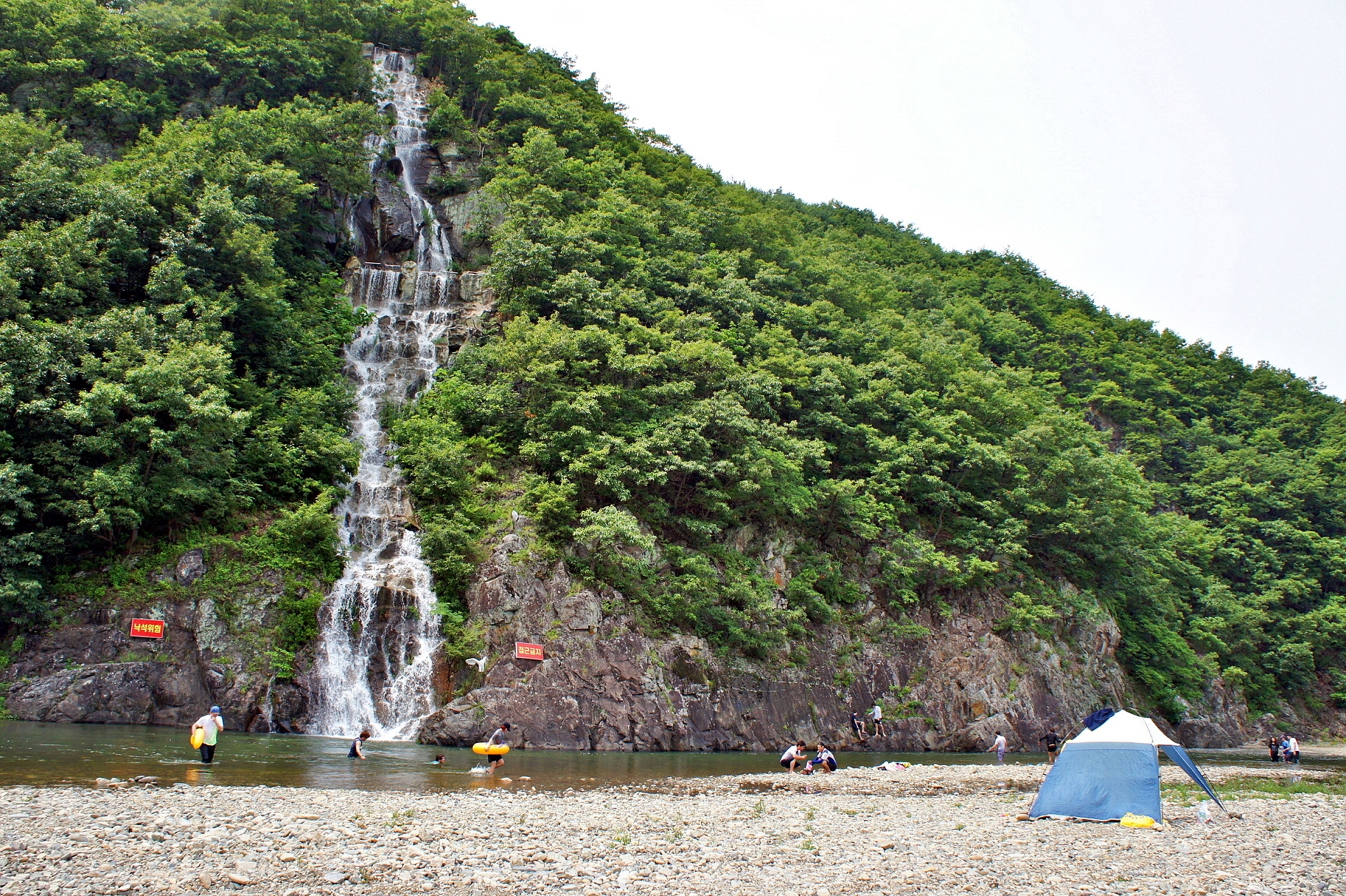 동창천 청룡폭포