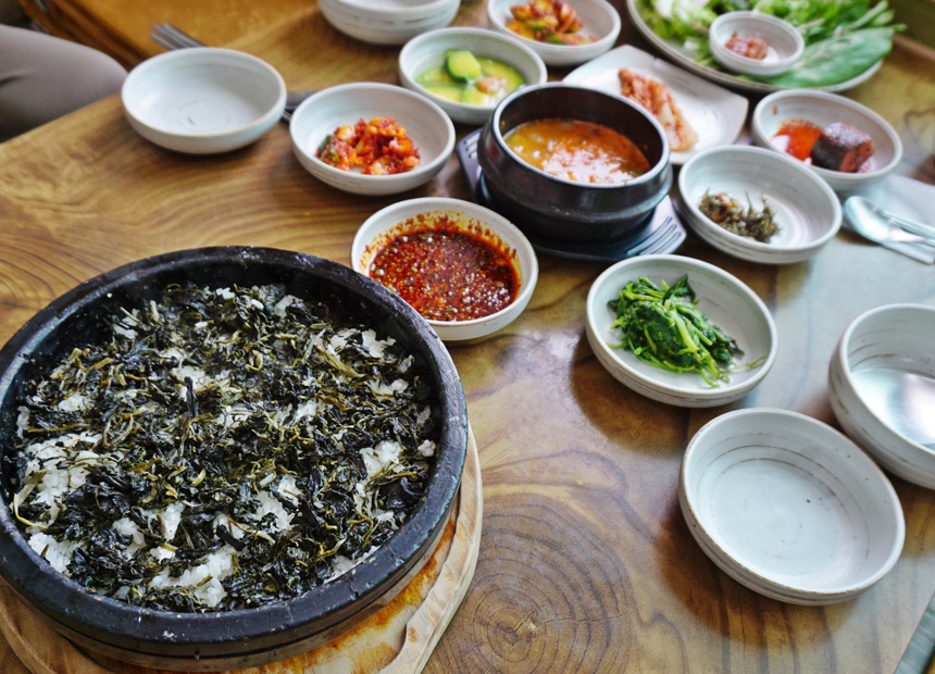 등나무갤러리식당 상차림