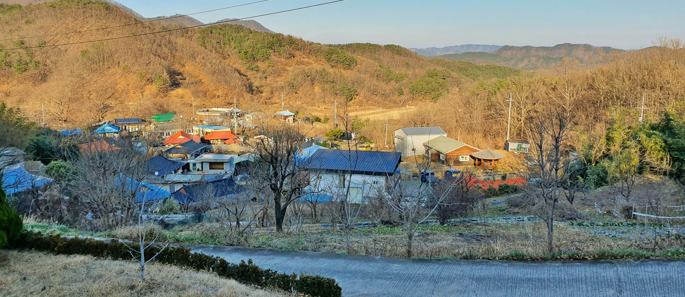 하범곡마을 전경