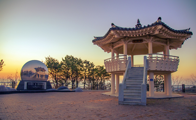 연동항 감포정 일출