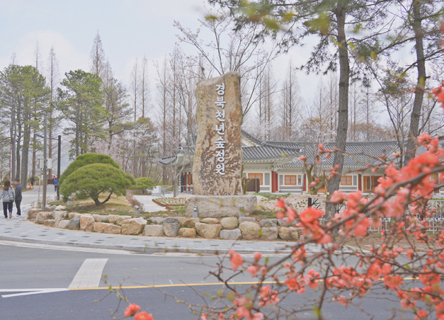 경북천년숲정원 입구