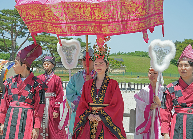 첨성대 앞 포토 타임