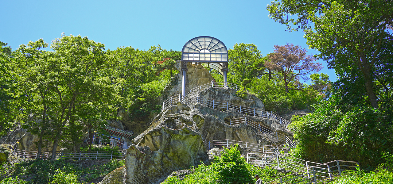 골굴사 전경