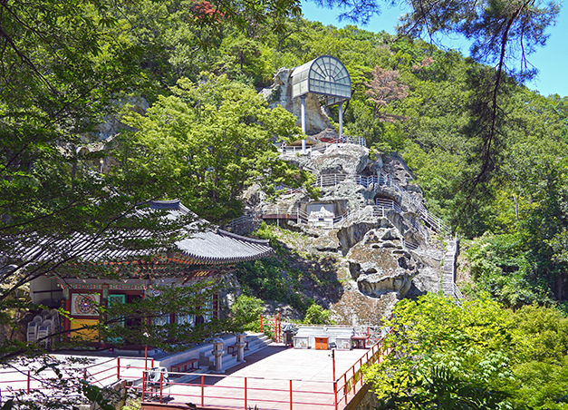 골굴사 전경