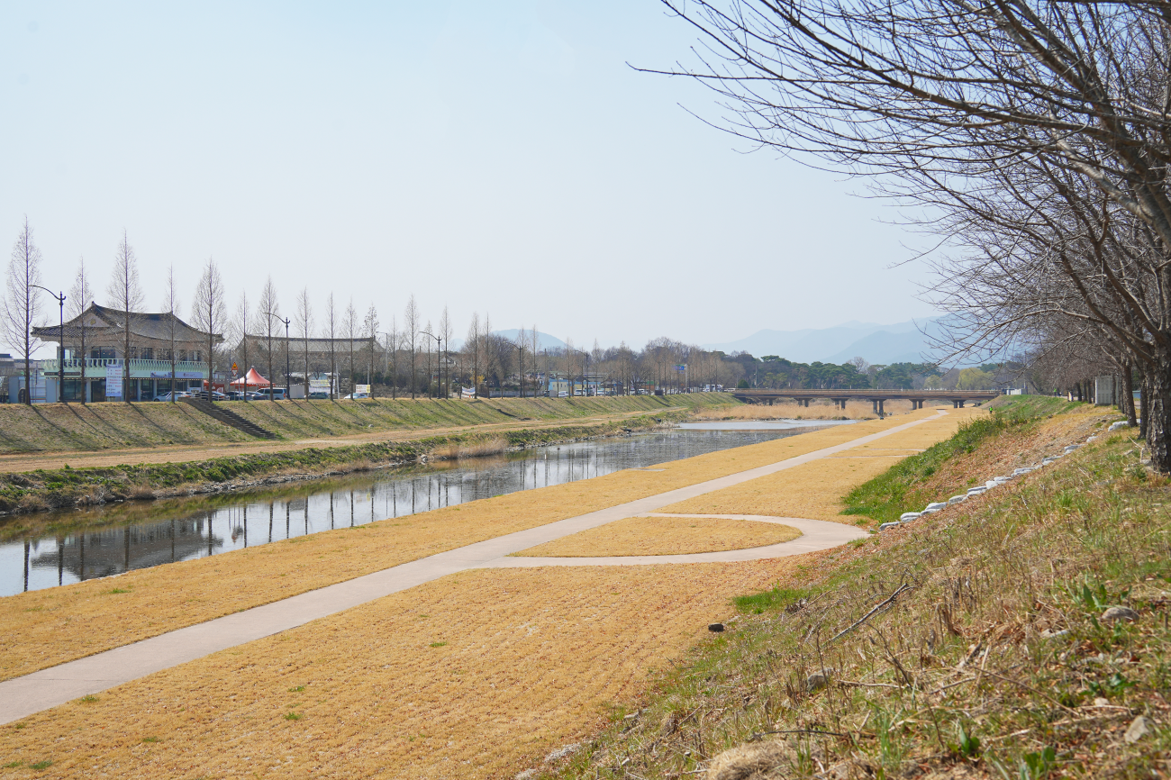 남천 수변 산책로