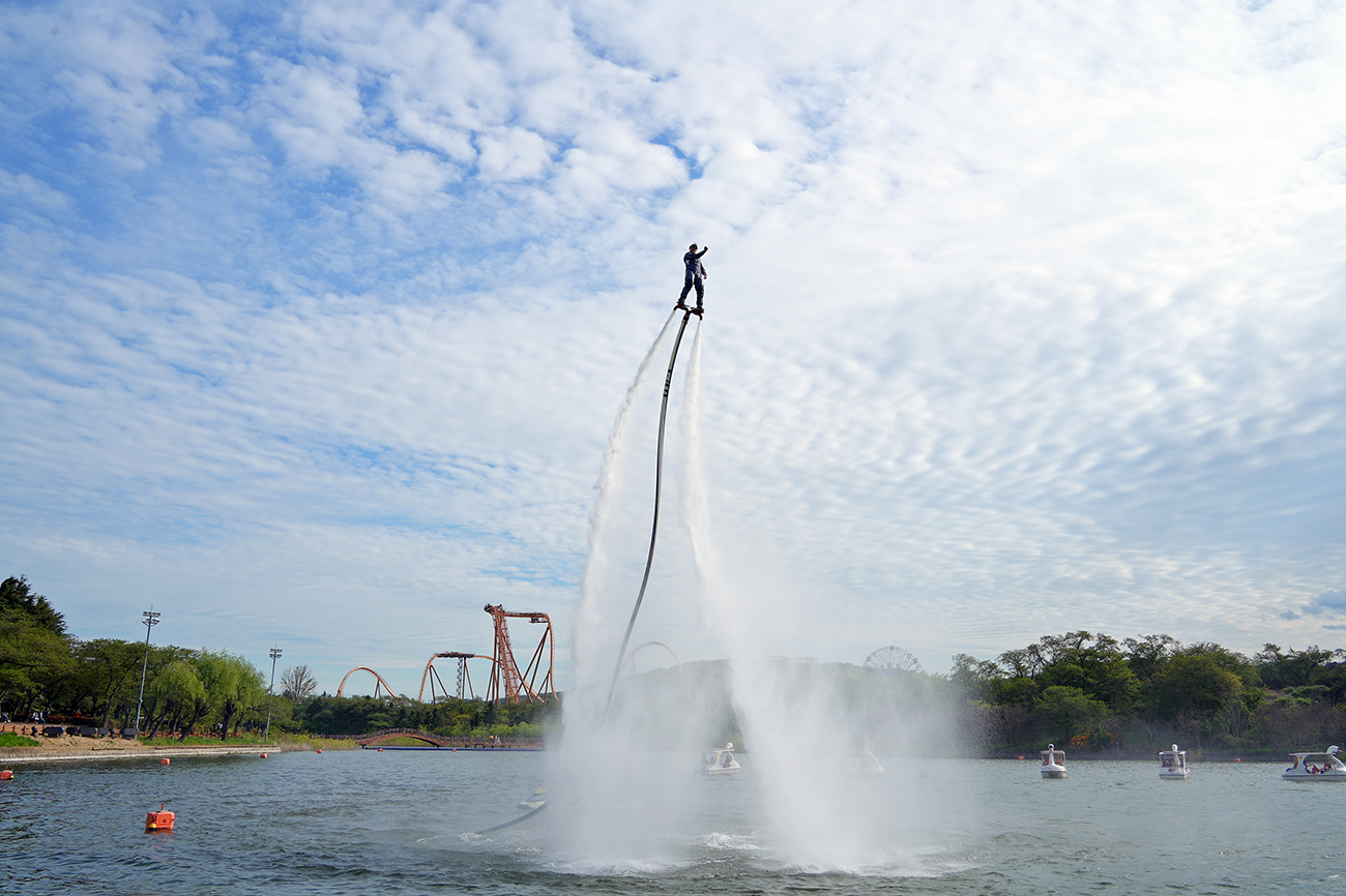 보문호 플라이보드 공연