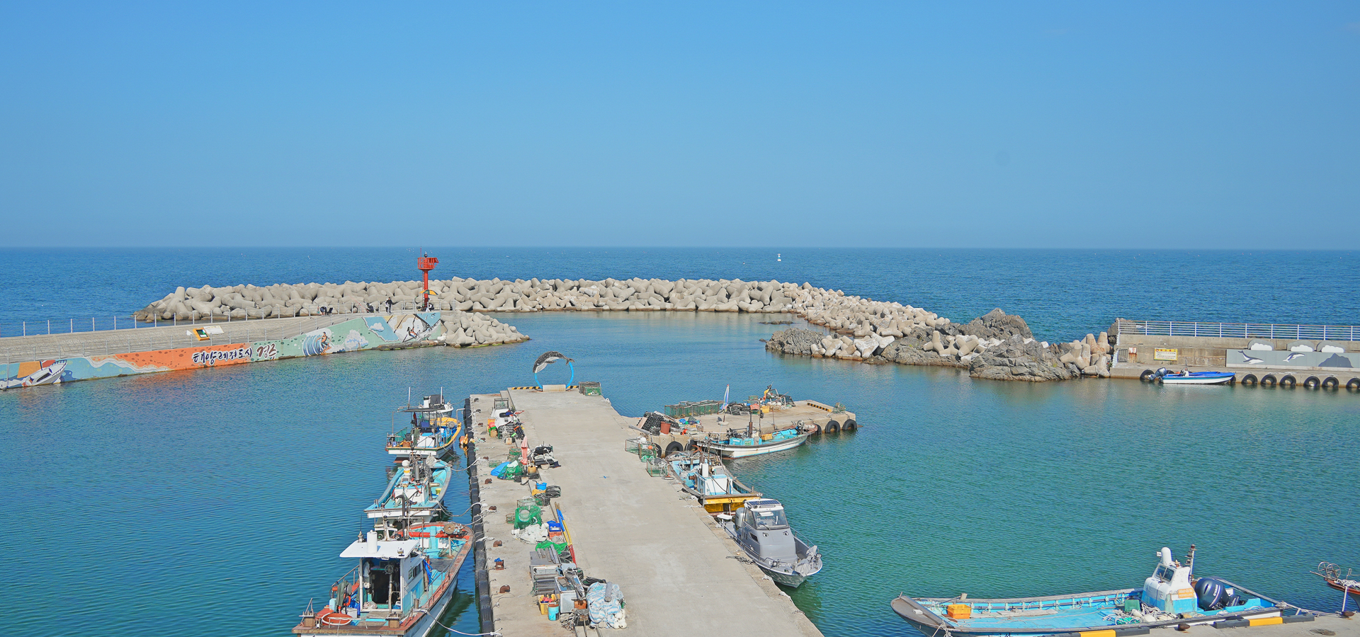 나정항 전경