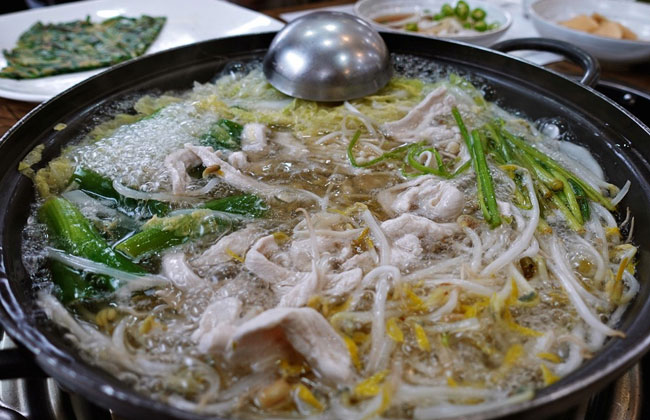 토종닭 샤브샤브