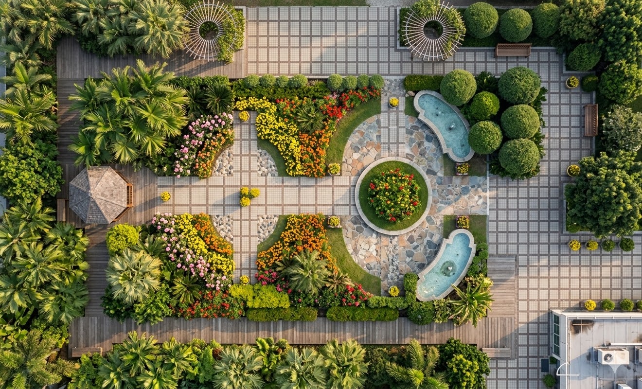 동궁식물원 제2관 배치도