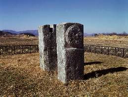 경주 보문동 연화문 간지주