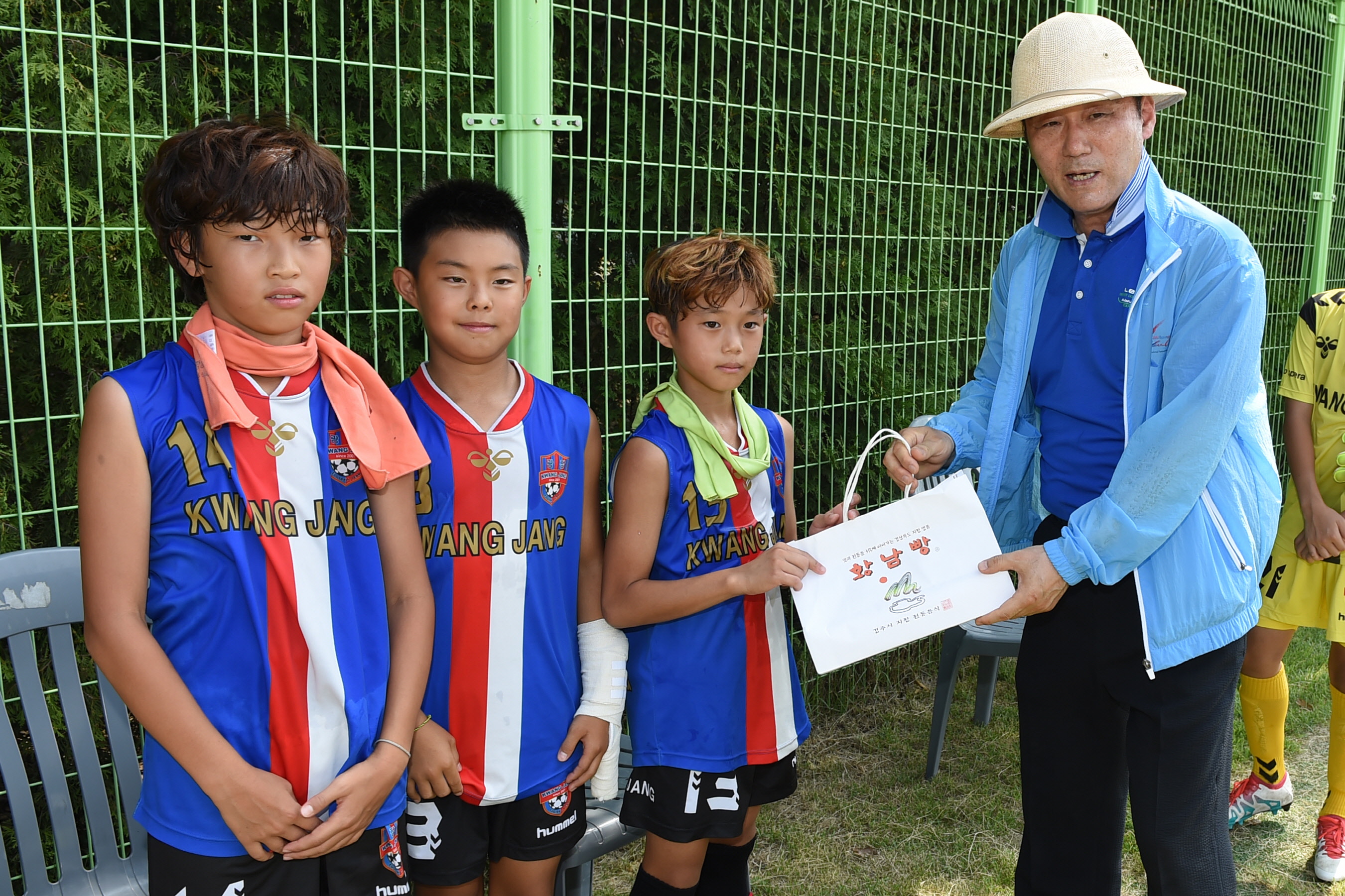 화랑대기축구대회 현장