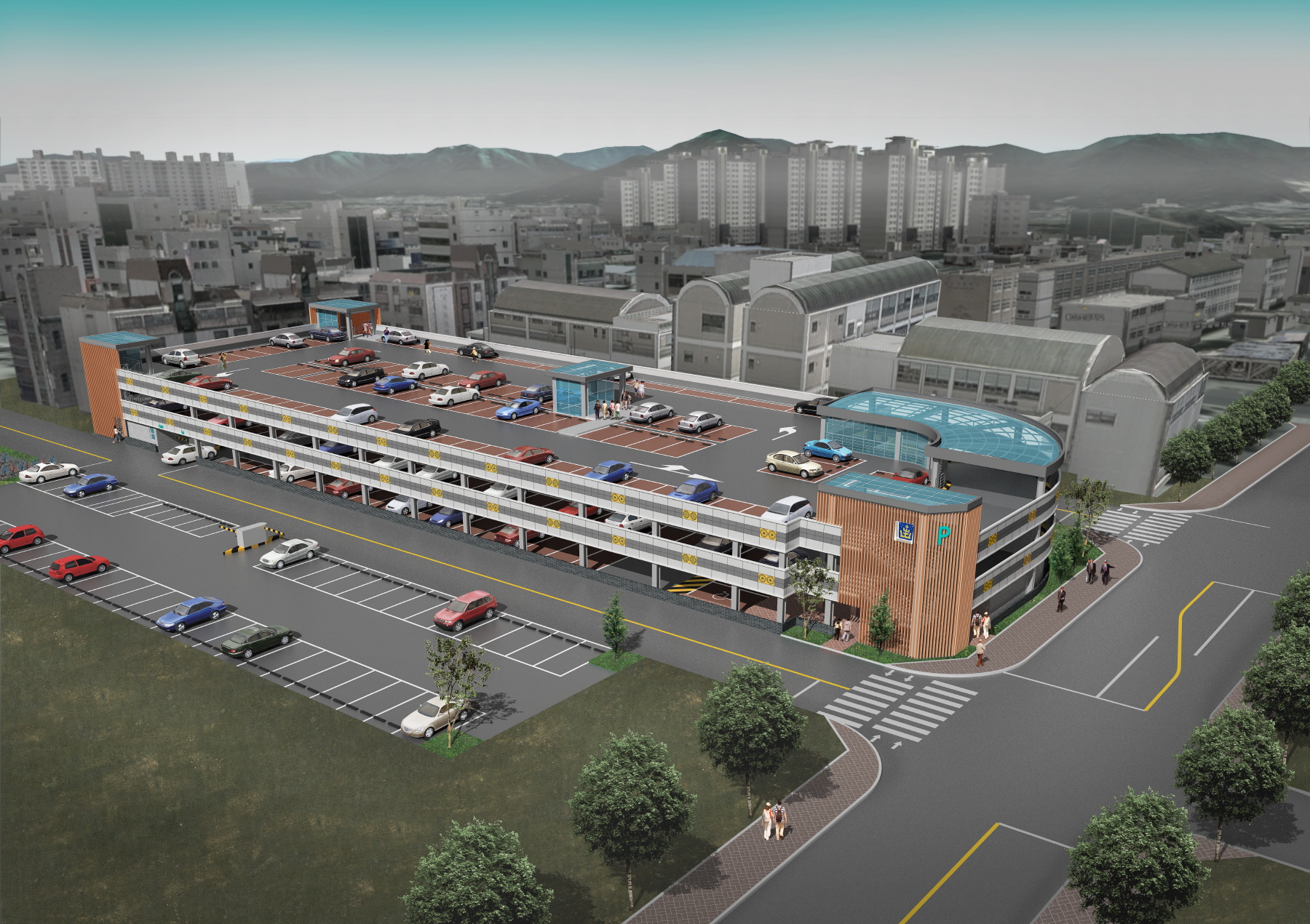 동천동 공영주차장