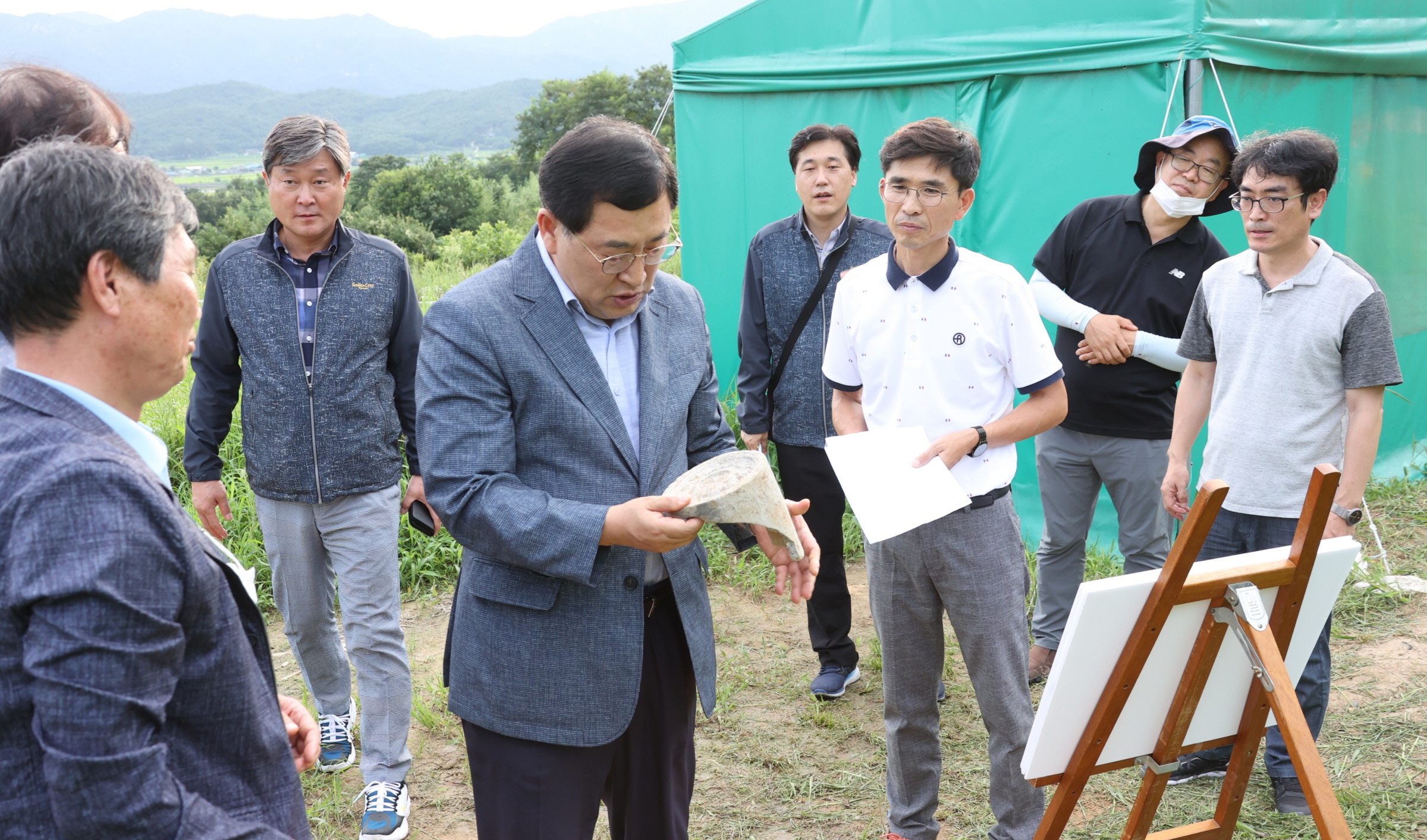 이거사지 발굴조사 현장 방문