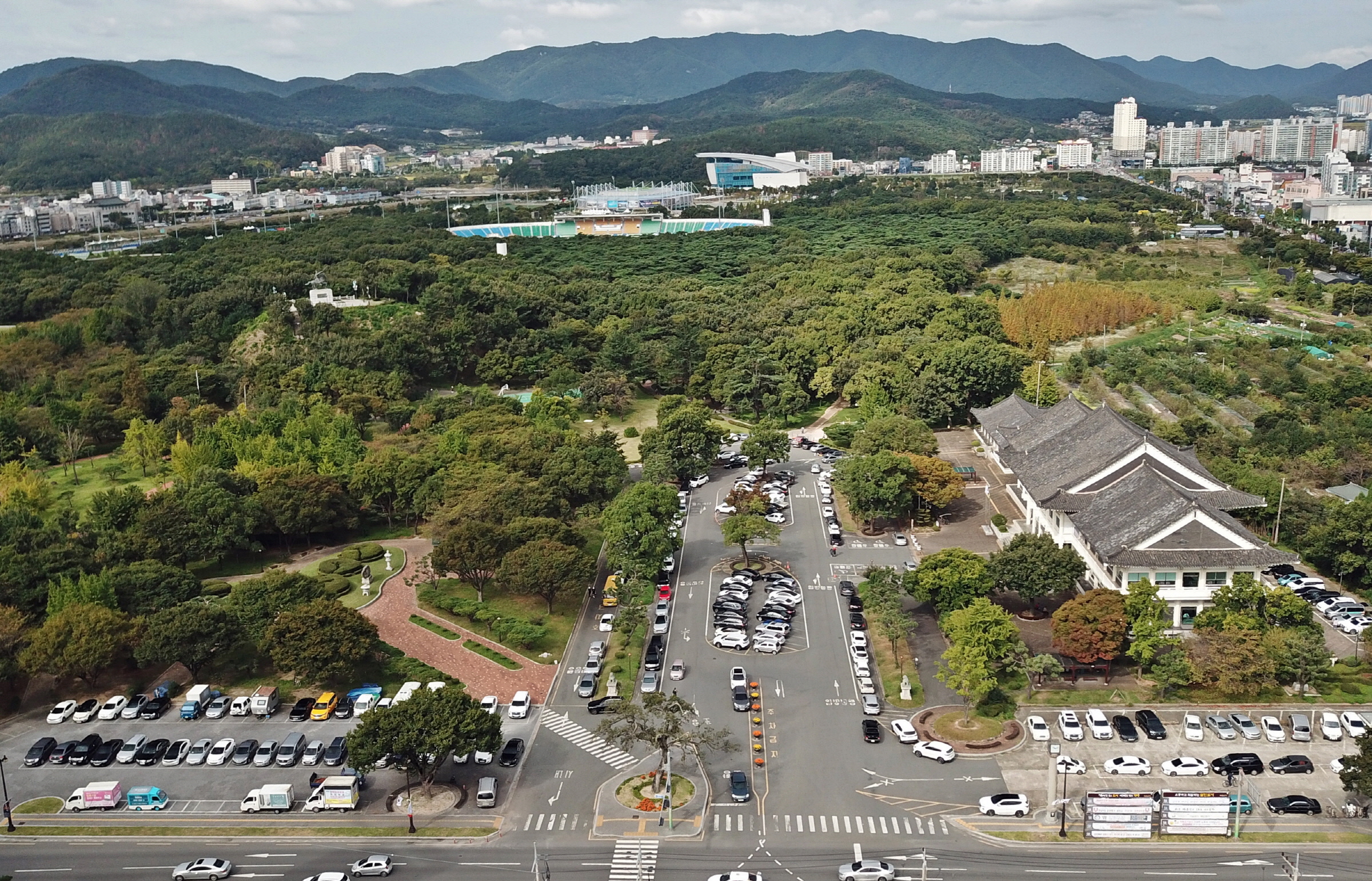경주 황성공원 전경