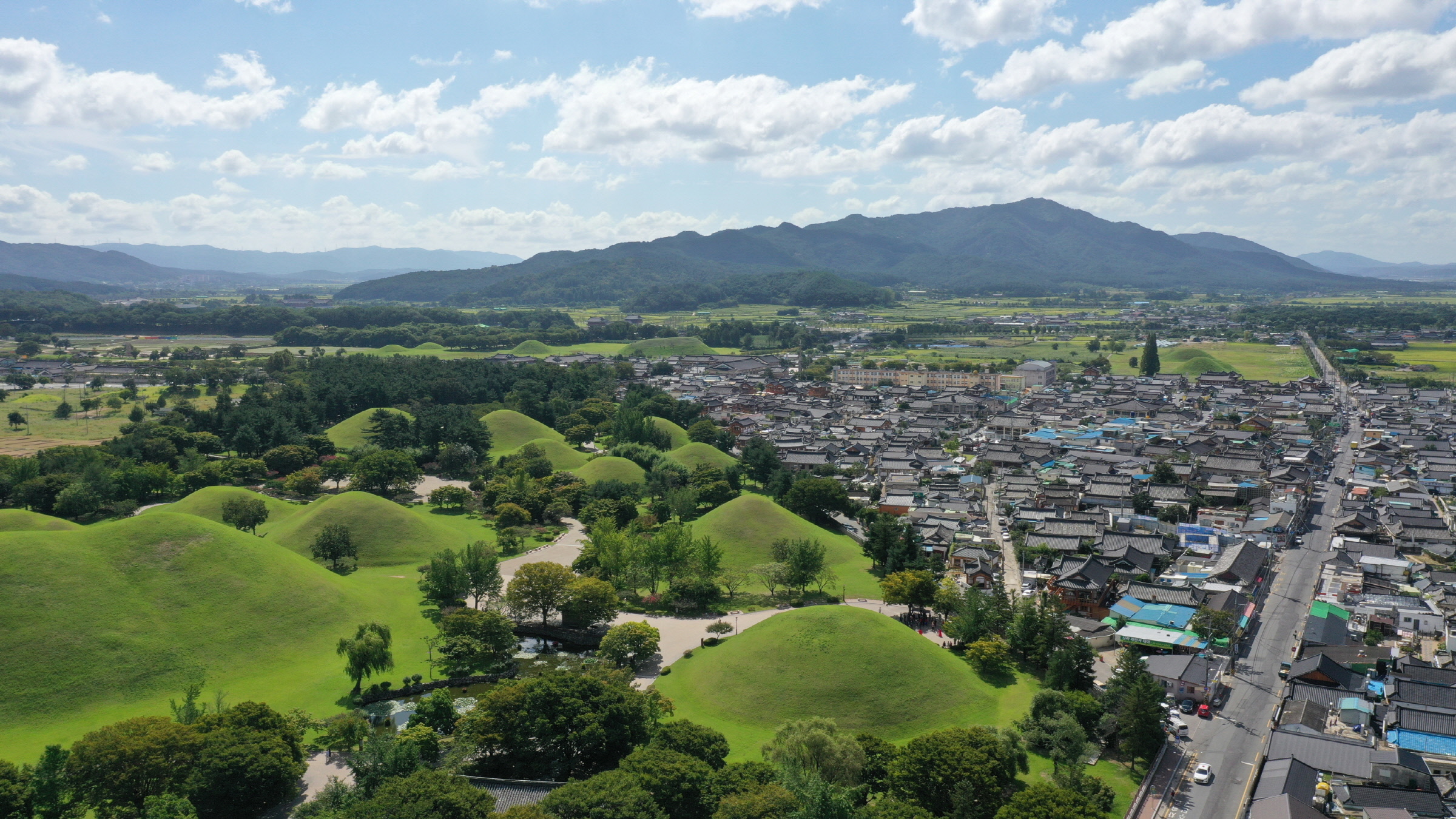 대릉원 전경