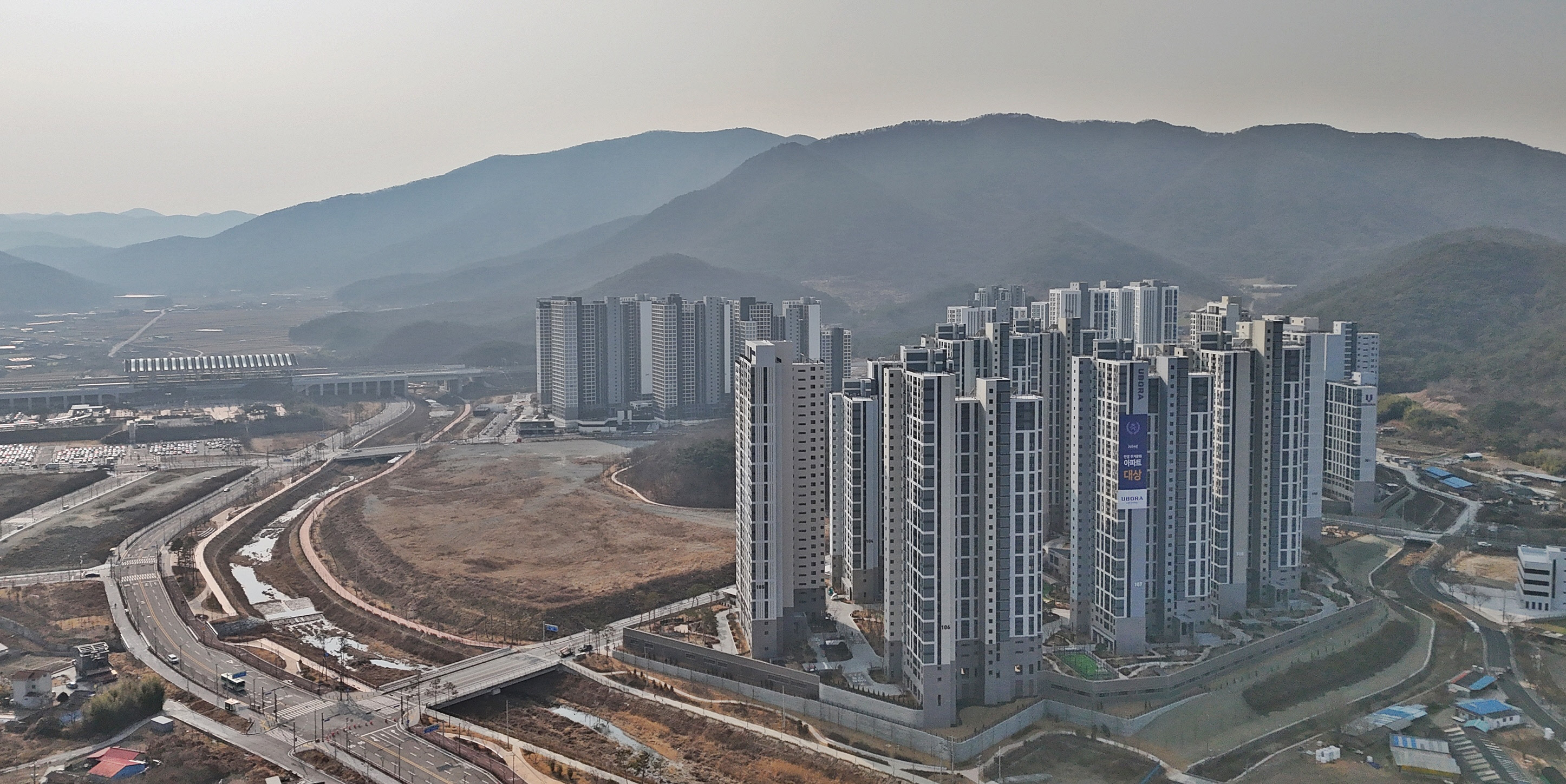 KTX 경주역 일대 역세권 지구 전경