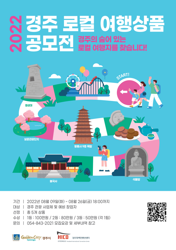2022 로컬 여행상품 공모전 홍보 포스터