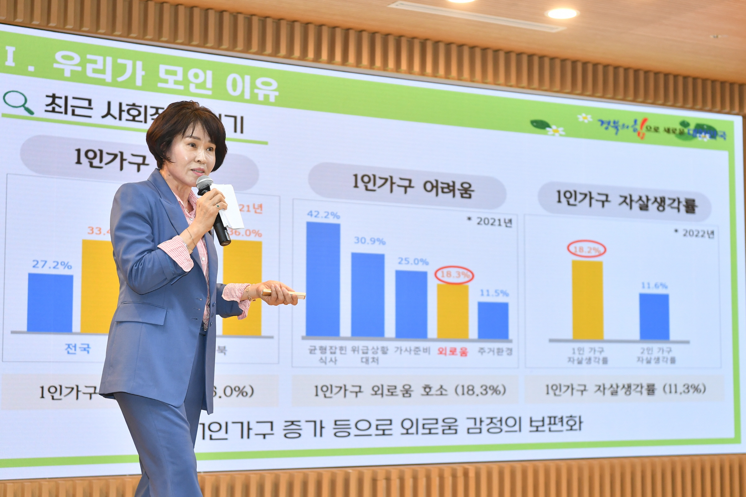 27일 개강식에서 최은정 경북도 보건정책과장이 기조강연을 하고 있다.
