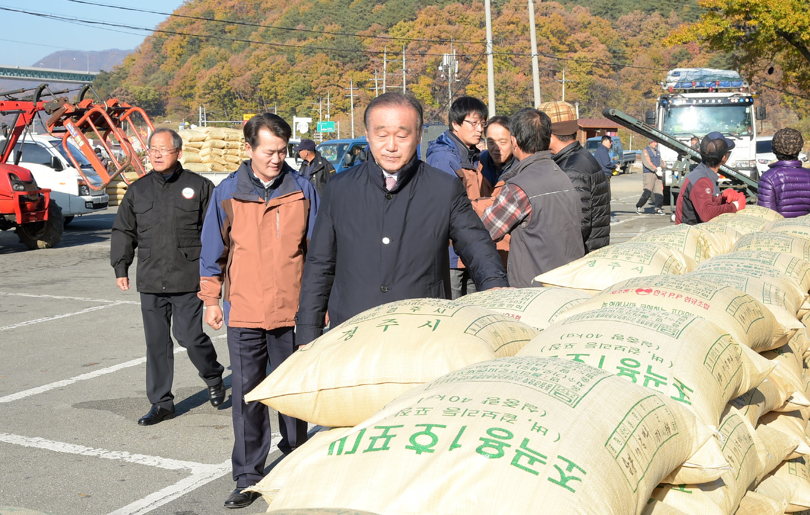 공공비축미 건조벼 매입현장