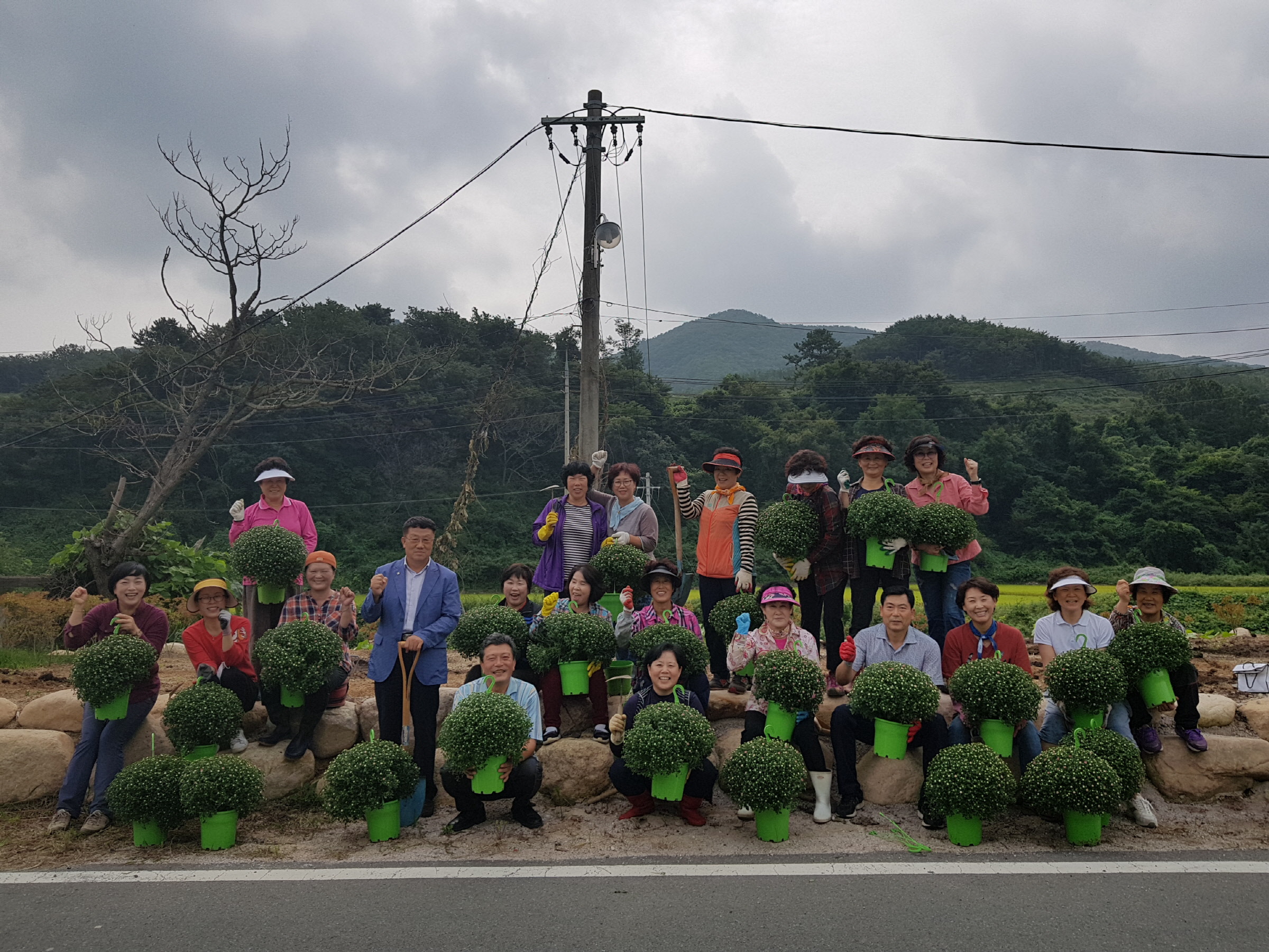 생활개선회 꽃동산 가꾸기