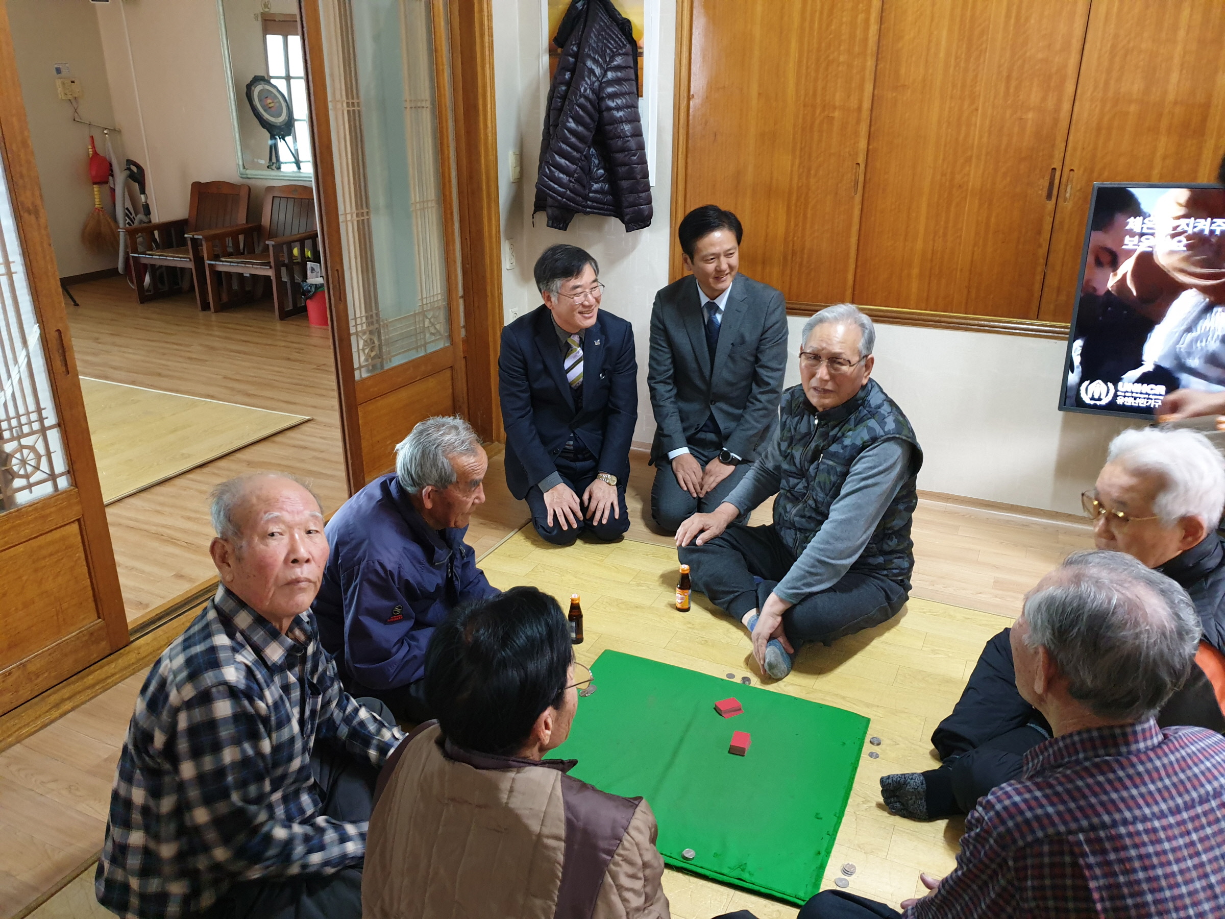 어르신들께 부임인사