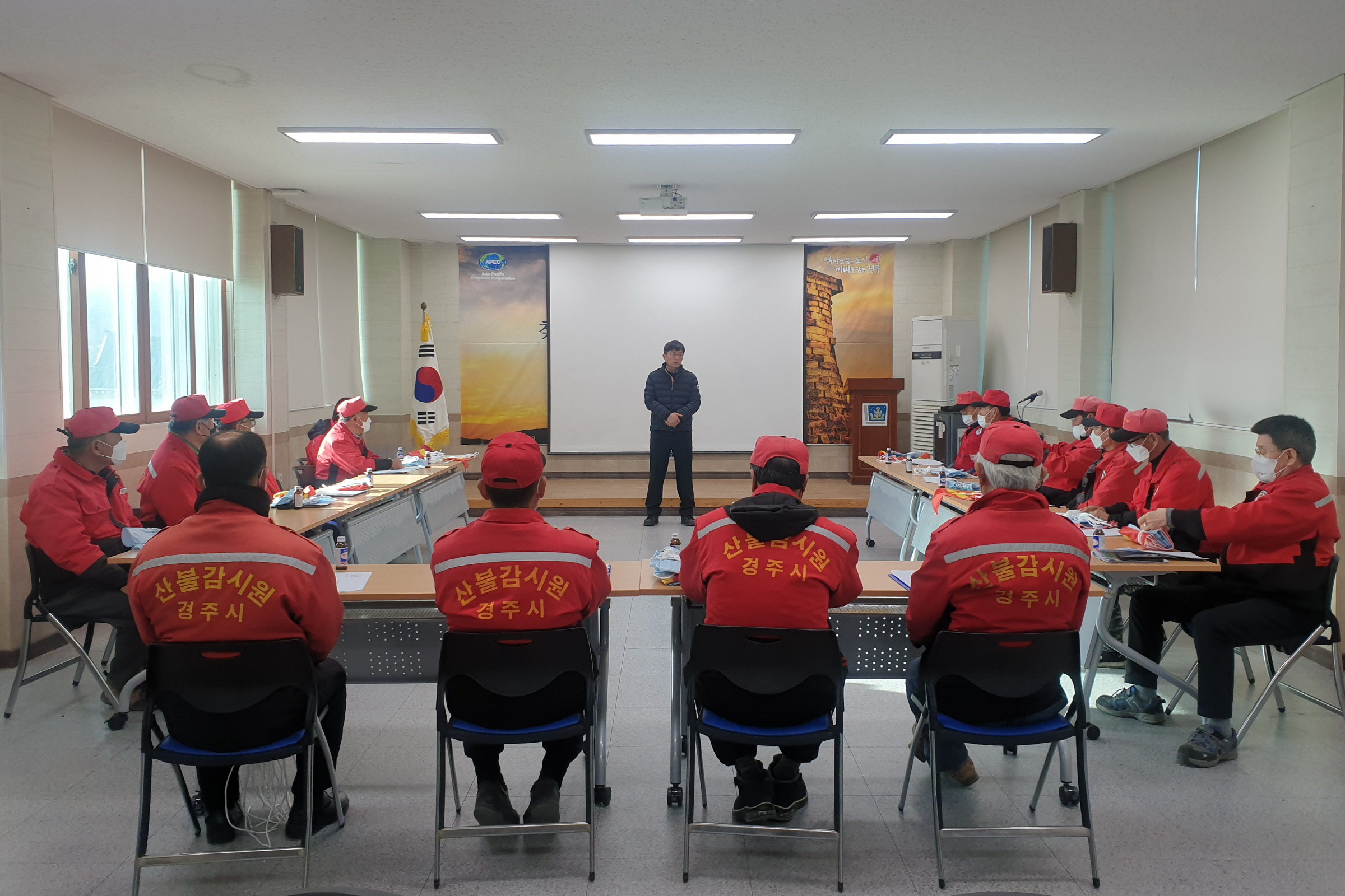 월성동, 봄철 산불예방 위해 산불감시원 직무교육 실시