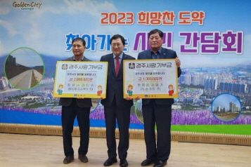 황성동, 고향사랑기부 이어져
