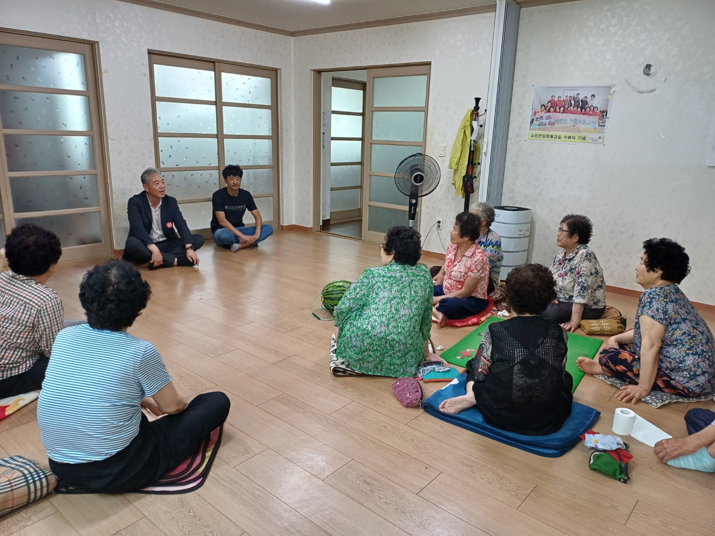 용강동, 청년회와 함께 초복 맞이 경로당 방문