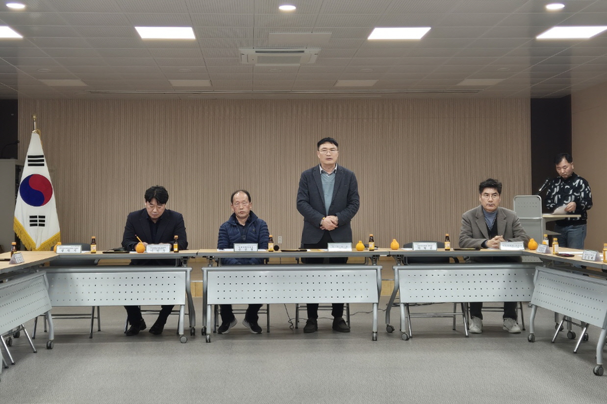 천북면에서 자생단체 협의회가 회의를 개최했다