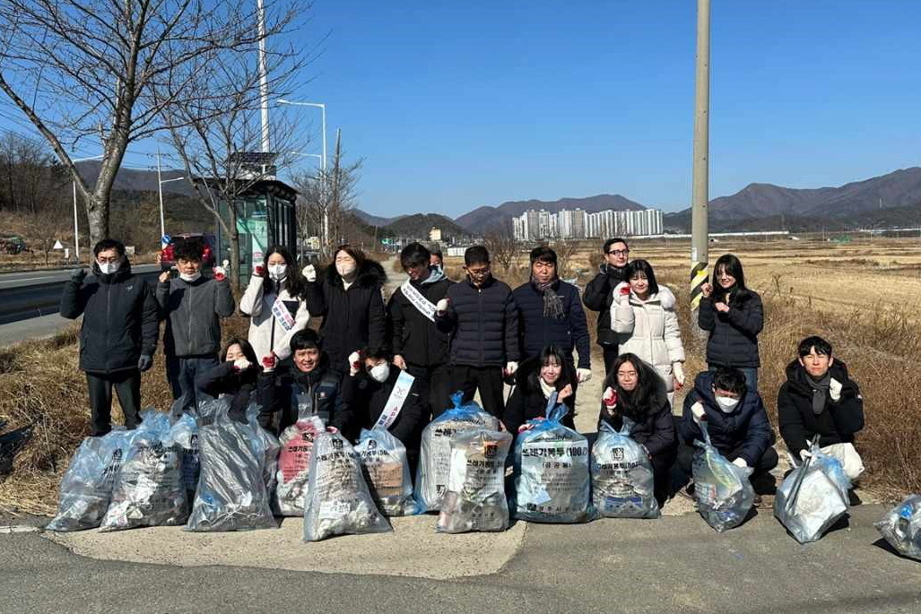 현곡면이 환경정화 활동을 펼쳤다.