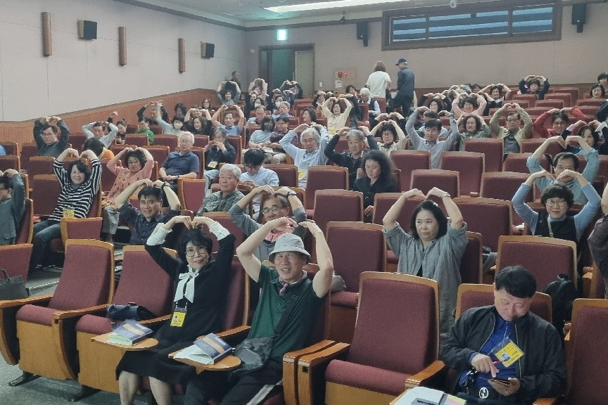 경주박물관대학 학생들.