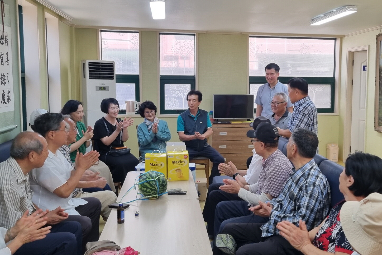 경로당 방문사진