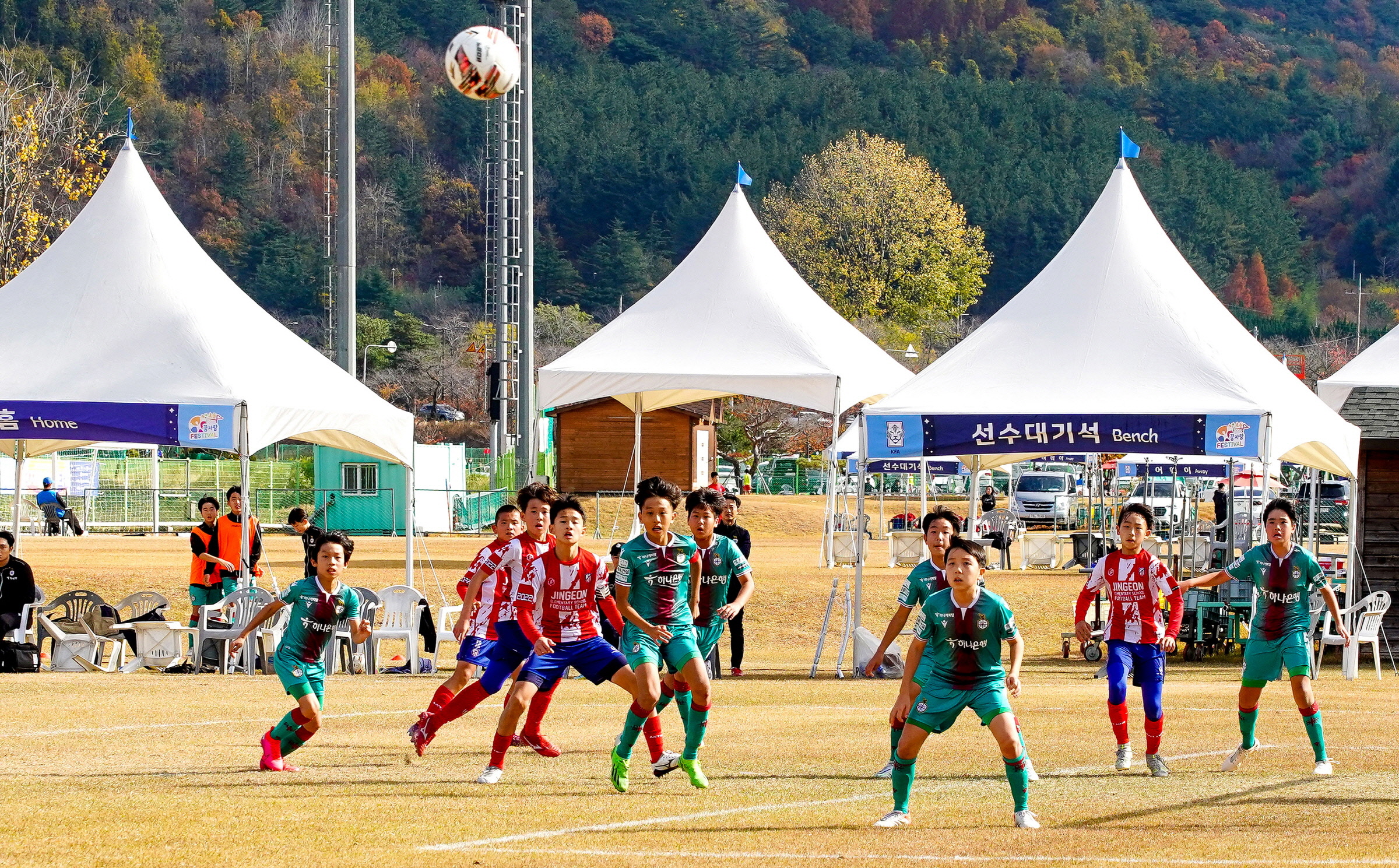지난해 11월 개최된 전국 초등축구 왕중왕전 대회 현장