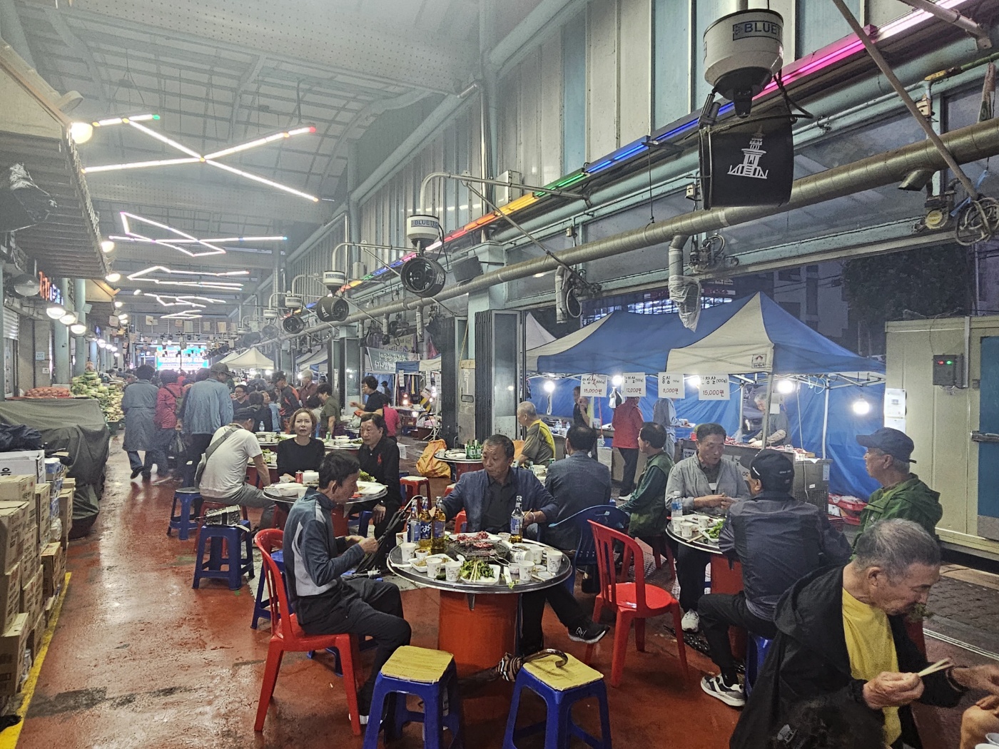 제16회 떡과 토종한우 축제 중앙시장 전경