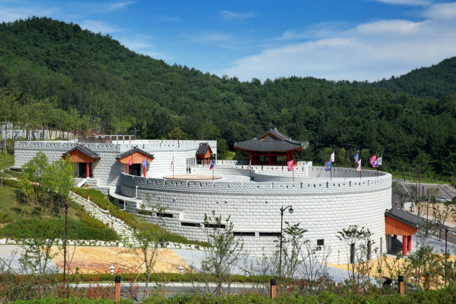 화랑마을 전시관 전경