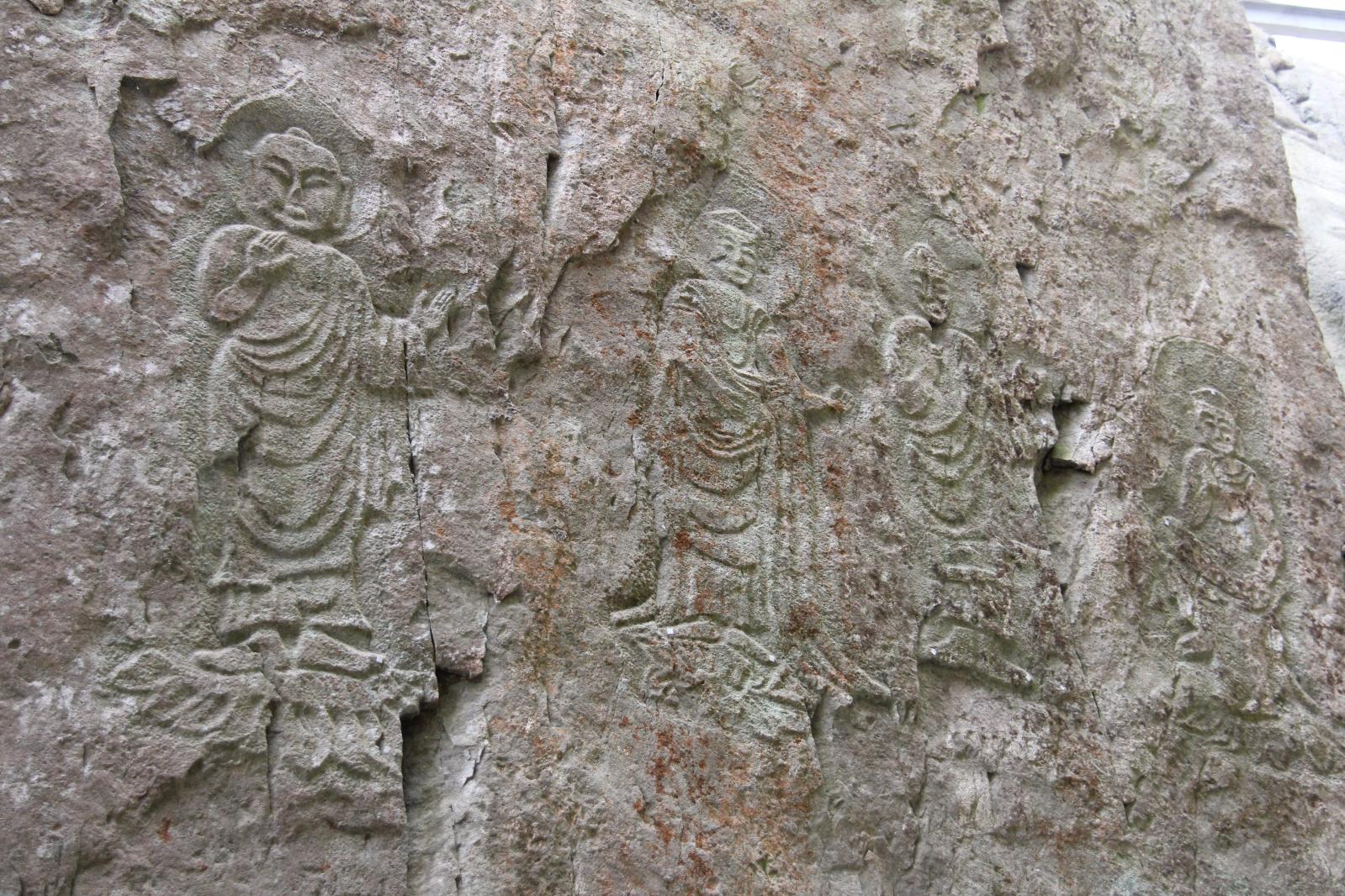 단석산신선사마애불상군2