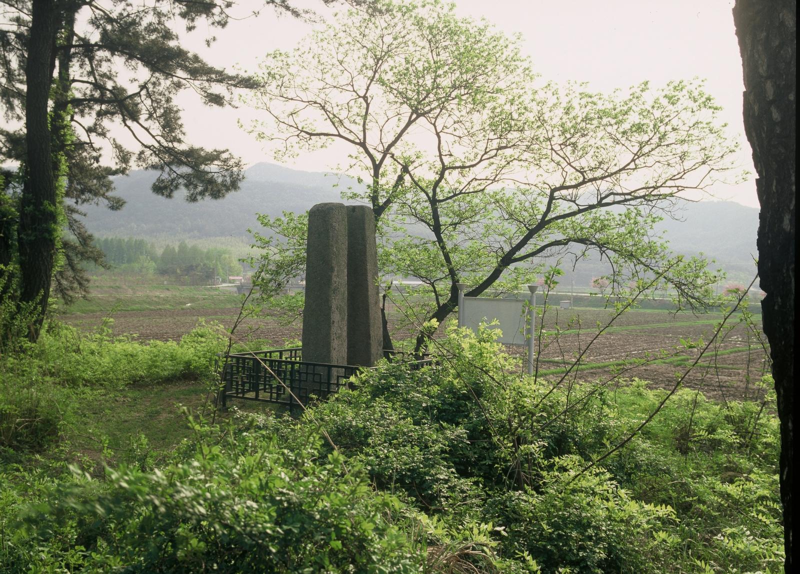 망덕사지당간지주