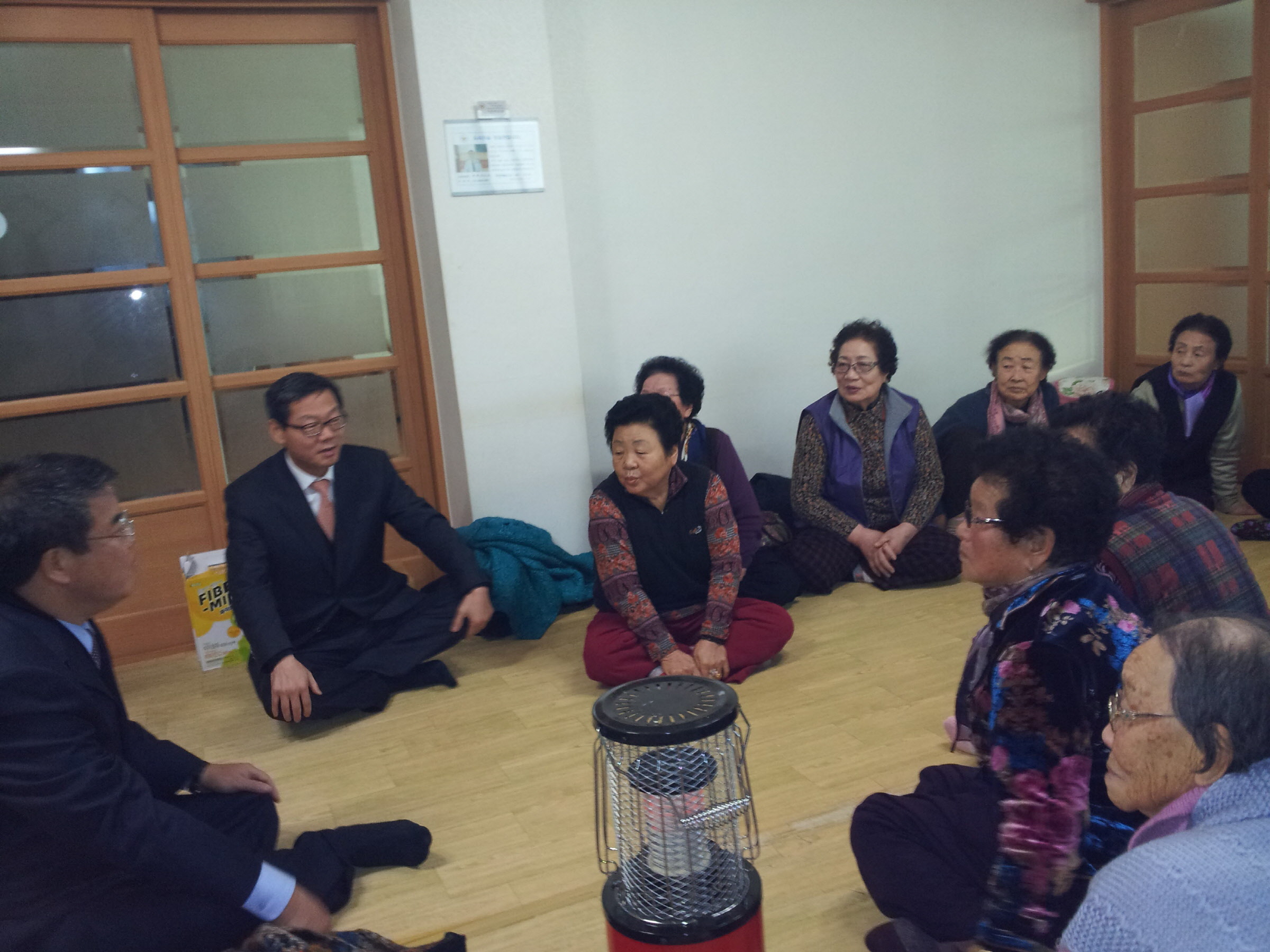 성건동장 경로당 방문 새해인사