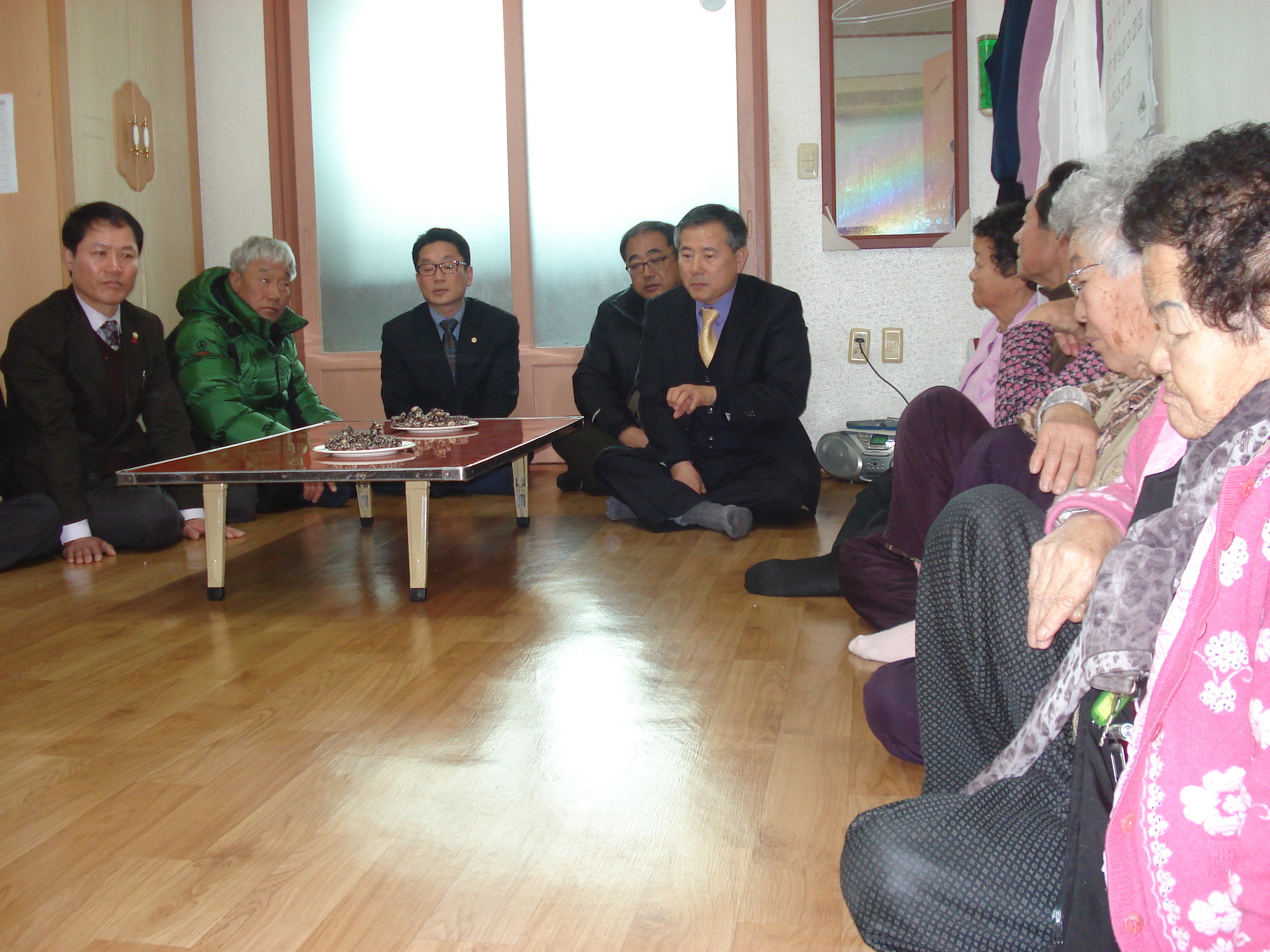 황성동장 경로당 방문 새해인사