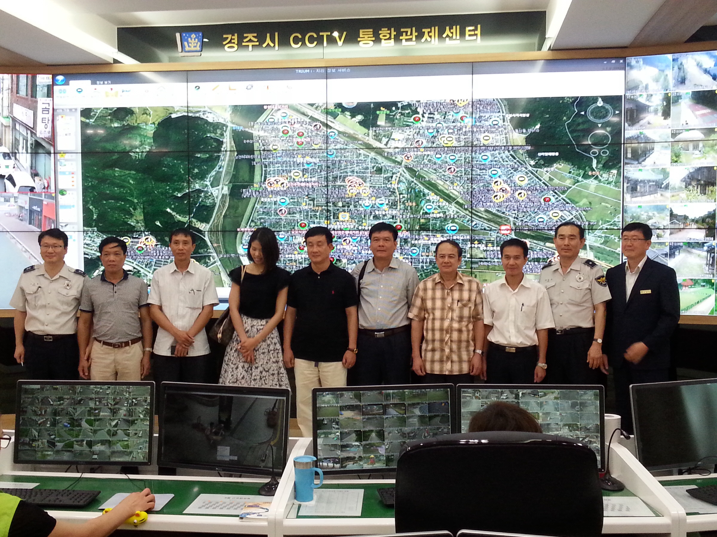 CCTV 통합관제센터 베트남 공안국장 일행 방문