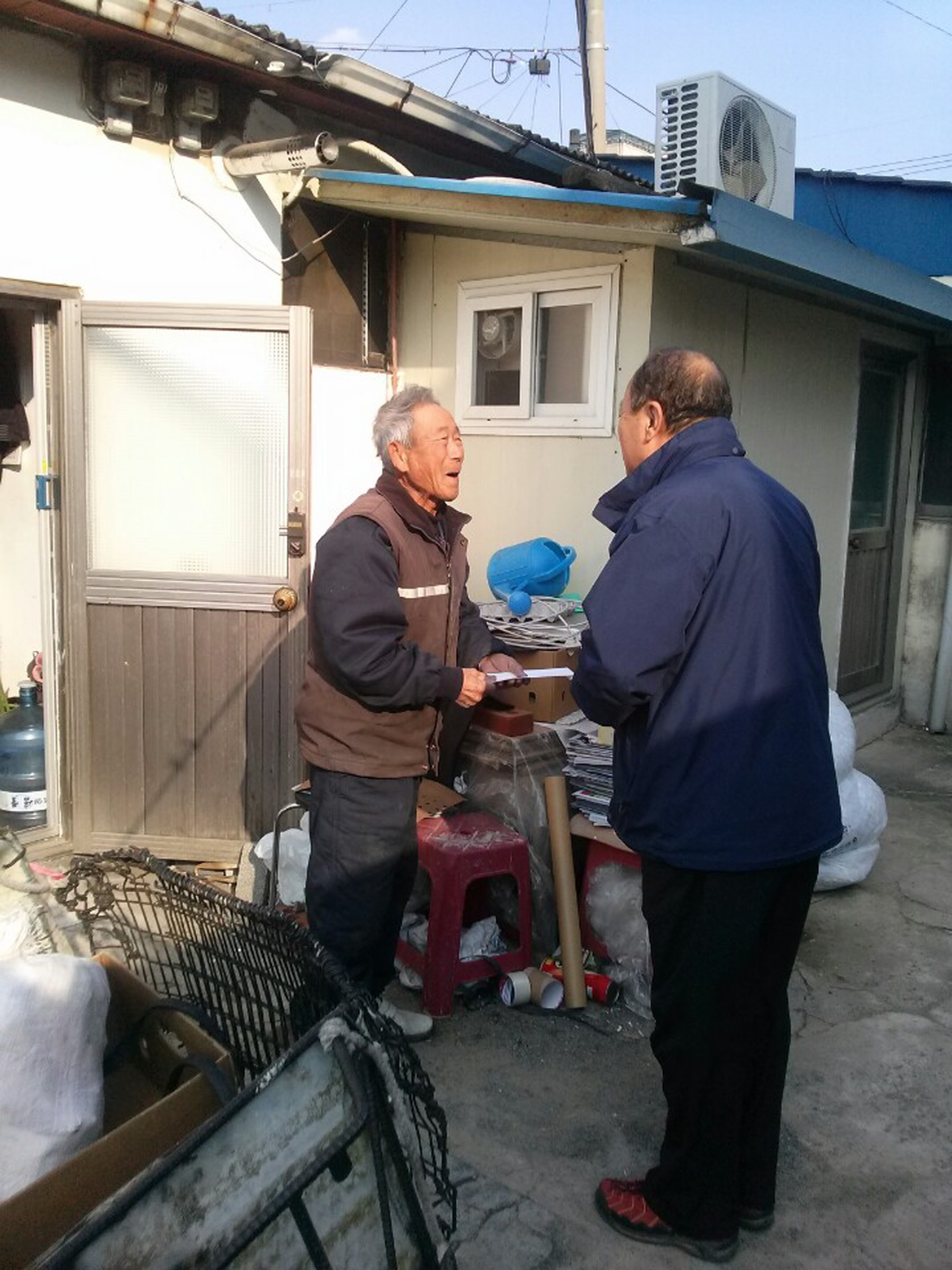 동천동 경로후원회, 홀로어르신 위문