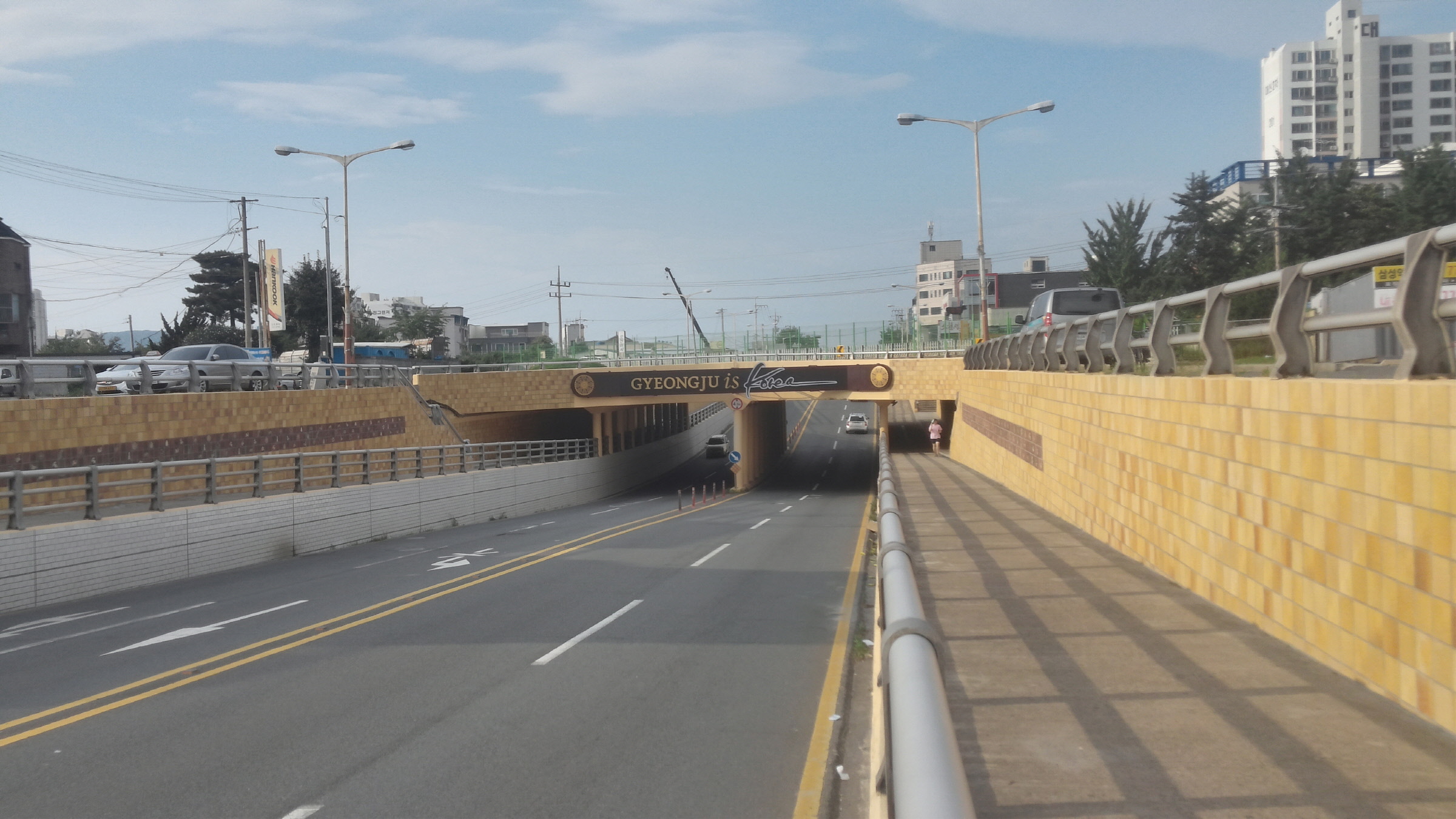 황성 지하도 경관개선 사업 완료