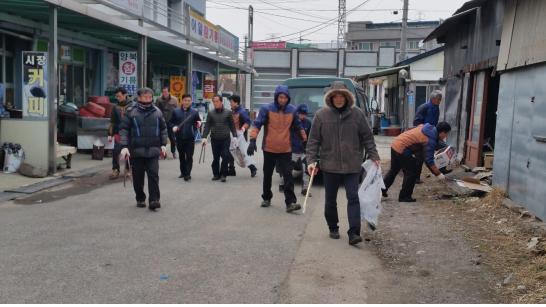 양북면, 귀성객 맞이 대대적 환경정비 실시