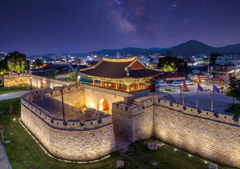 경주읍성 야경 경주읍성 야경